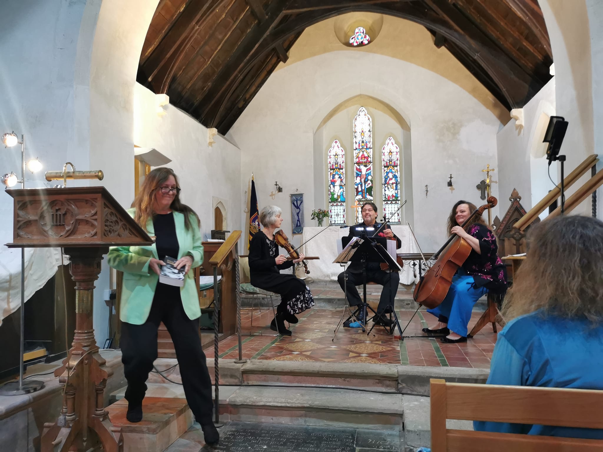 TSElliot From the Wasteland read by Vanessa before 'And then there were 3' for string trio